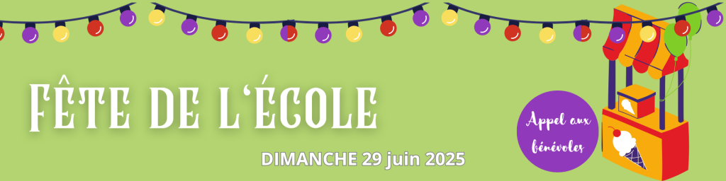 Bannière kermesse